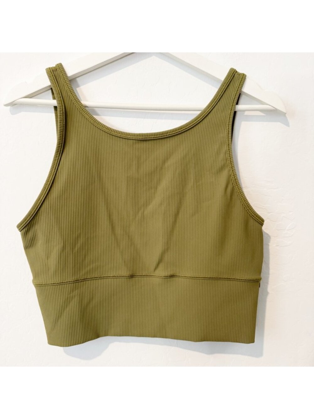 Lululemon Power Pivot Ribbed Athletic Tank Top Gym Activewear Lounge Workout 10